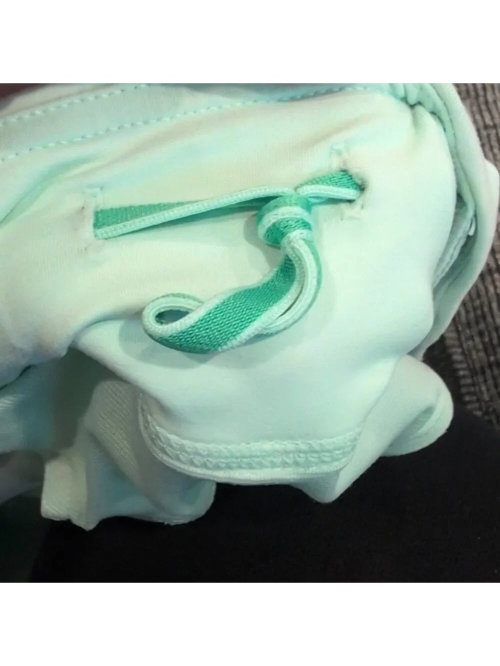 Lululemon Run: Speed Short - Petit Dot Fresh Teal / Fresh Teal * Flaw